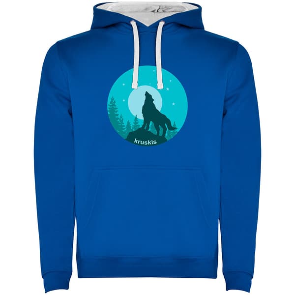Kruskis Wolf Night Huvtröja Blå XL Man