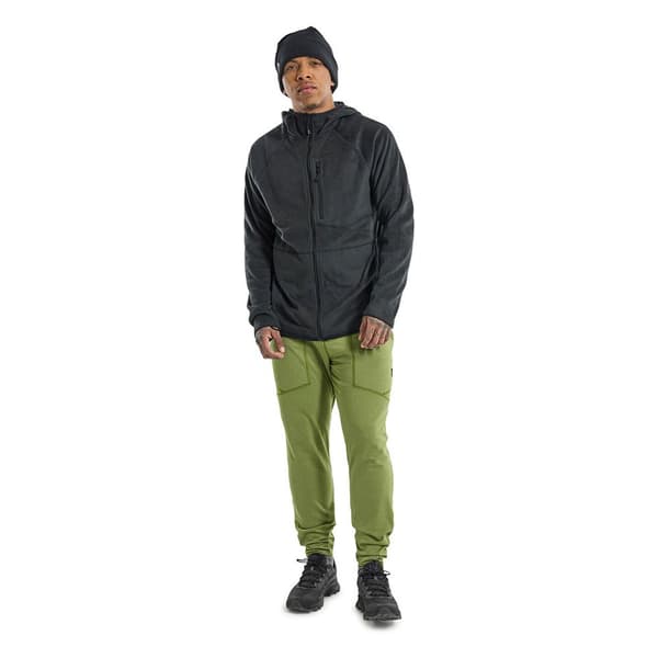 Burton Stockrun Wrist Sweatshirt Med Dragkedja Svart S Man