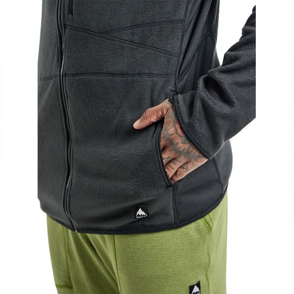 Burton Stockrun Wrist Sweatshirt Med Dragkedja Svart S Man