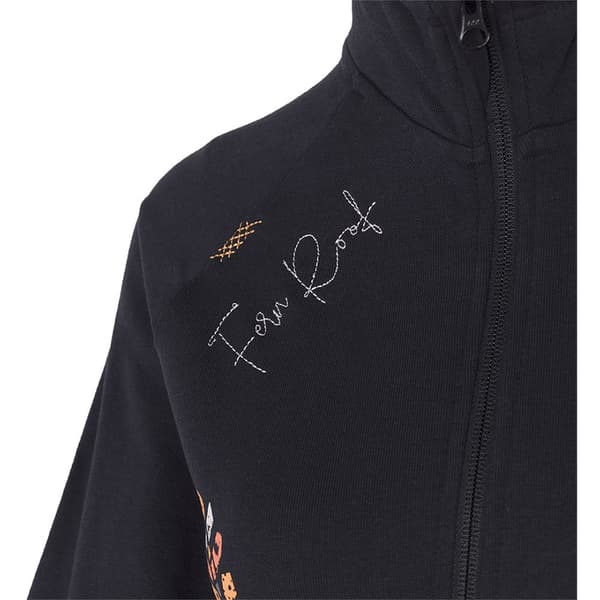 Trangoworld Turda Sweatshirt Med Lynlås Sort S Kvinde