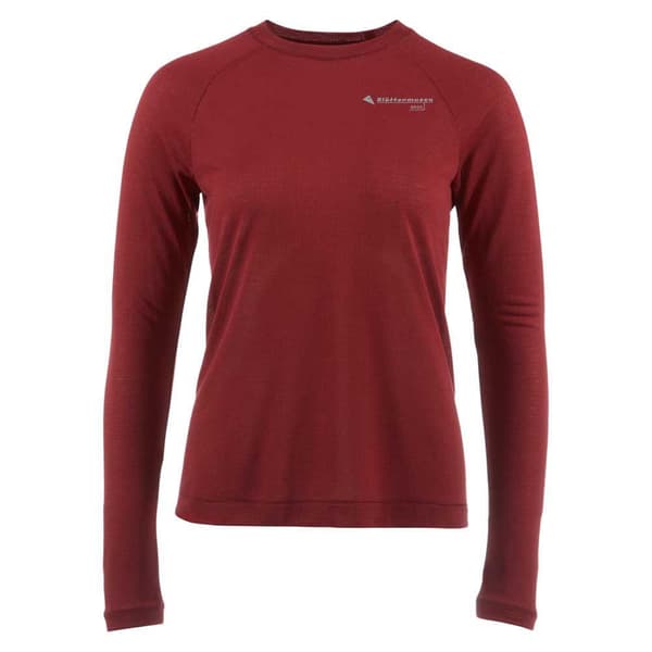 KlÄttermusen Groa T-shirt Med Lange ærmer Rød XL Kvinde