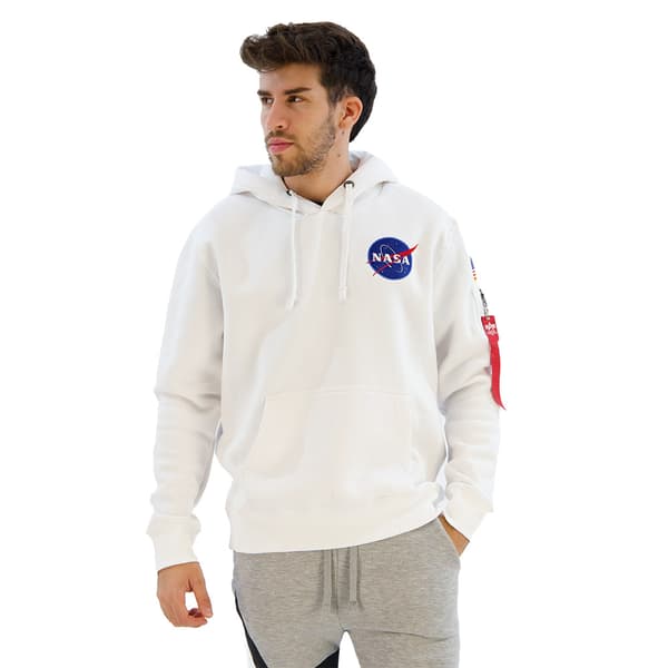 Alpha Industries Space Shuttle Hættetrøje Hvid XL Mand