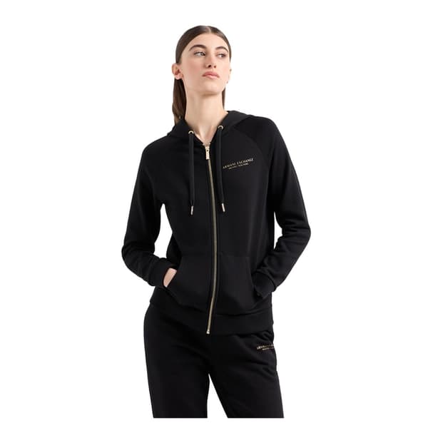 Armani Exchange 8nym28_yje5z Sweatshirt Med Dragkedja Svart S Kvinna