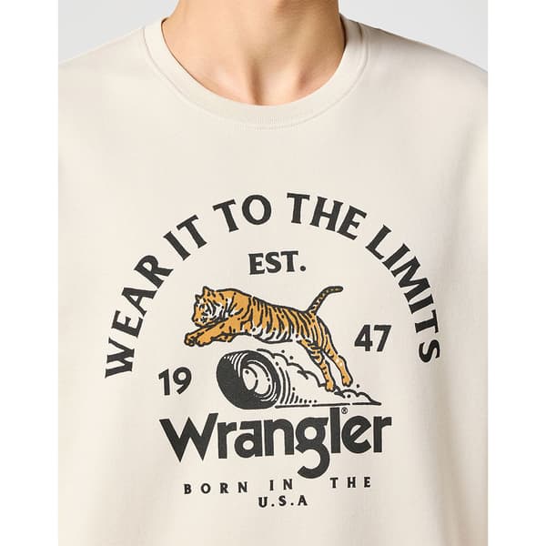Wrangler 112357365 Tröja Beige M Man