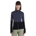 Pikkukuva 1 / 3: Icebreaker Merino 200 Realfleece Descender Kokovetoketjullinen Collegepaita Harmaa M Nainen