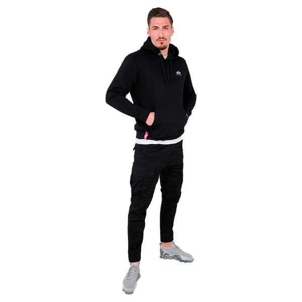 Alpha Industries Basic Small Logo Huppari Musta S Mies