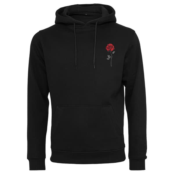 Mister Tee Wild Rose Hættetrøje Sort 4XL Mand