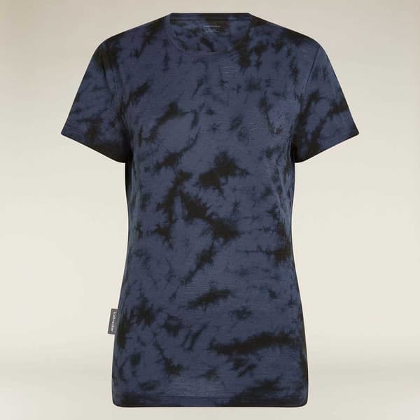 Icebreaker Merino 150 Tech Lite Cloud Dye Lyhythihainen T-paita Harmaa L Nainen