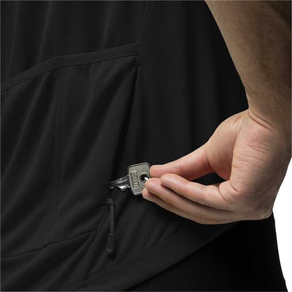 Jack Wolfskin Morobbia Fz T-shirt Med Korte ærmer Sort L Mand