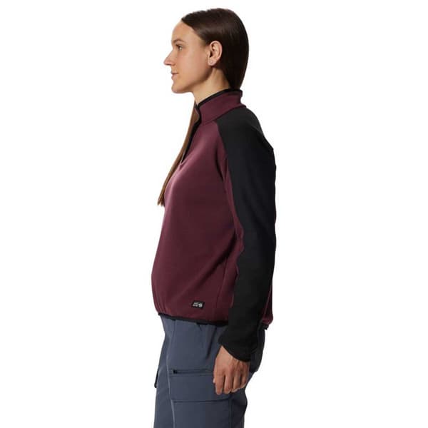 Mountain Hardwear Camplife Halv Lynlås Sweatshirt Rød M Kvinde