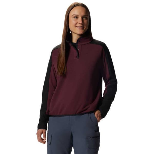 Mountain Hardwear Camplife Halv Lynlås Sweatshirt Rød M Kvinde