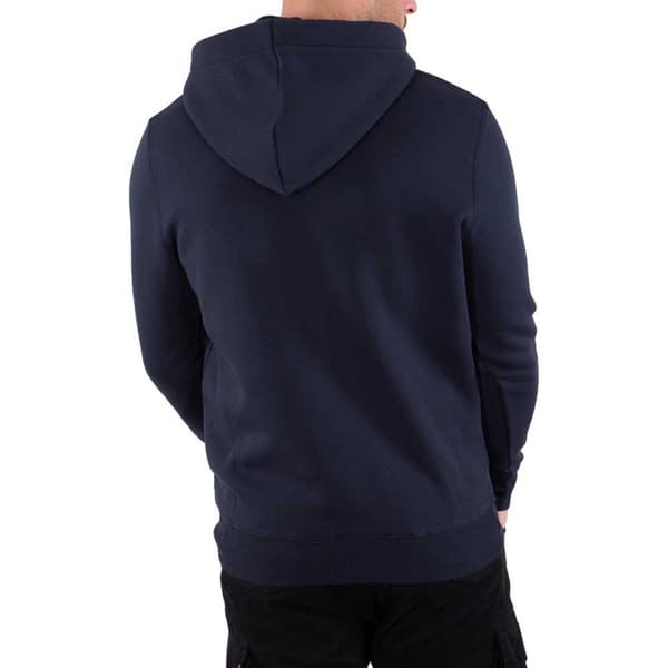 Alpha Industries Basic Huvtröja Blå XL Man