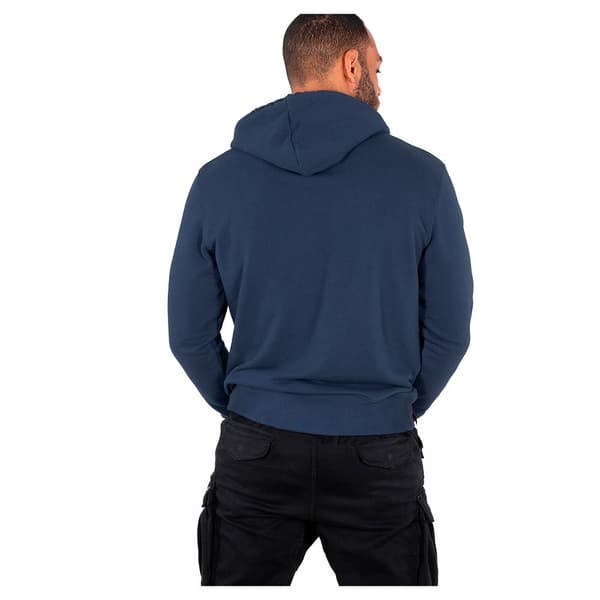 Alpha Industries Basic Huvtröja Blå S Man