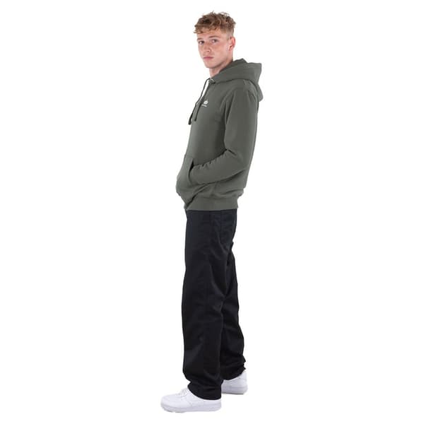 Alpha Industries Basic Small Logo Hættetrøje Grøn S Mand