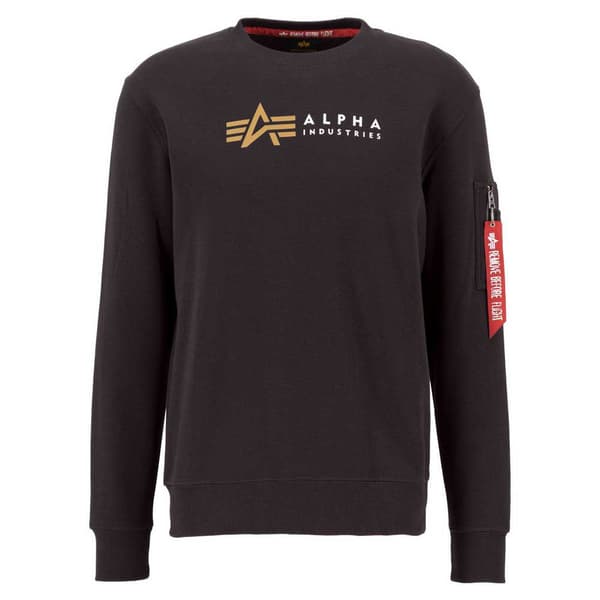 Alpha Industries Alpha Label Tröja Svart XL Man
