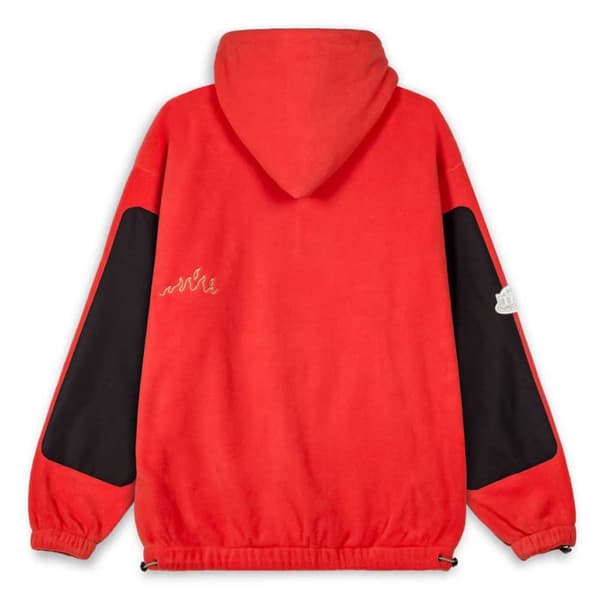 Grimey Back At You Polar Sweatshirt Med Dragkedja Röd XL Man