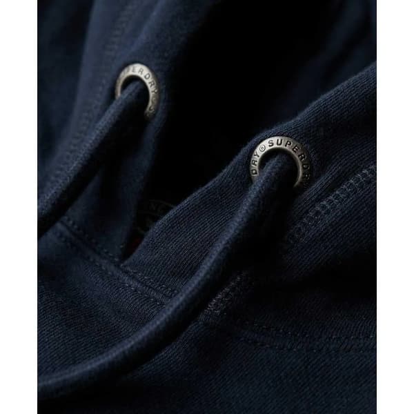 Superdry Embroidered Vl Tröja Med Huva Blå S Man