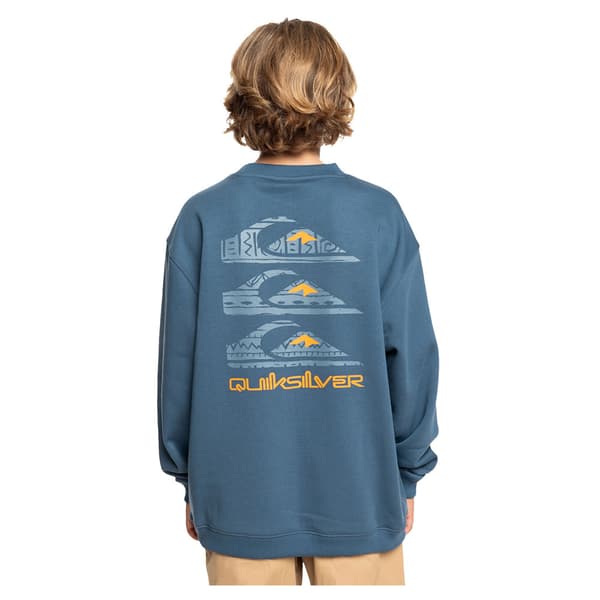 Quiksilver Screen Sweatshirt Blå 16 Years Dreng
