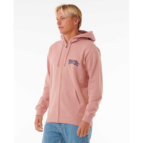Rip Curl Shred Till Dead Sweatshirt Med Lynlås Rosa XL Mand