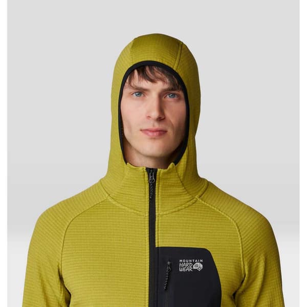 Mountain Hardwear Polartec® Power Grid™ Sweatshirt Med Dragkedja Gul M Man