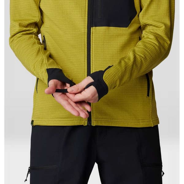 Mountain Hardwear Polartec® Power Grid™ Sweatshirt Med Dragkedja Gul M Man