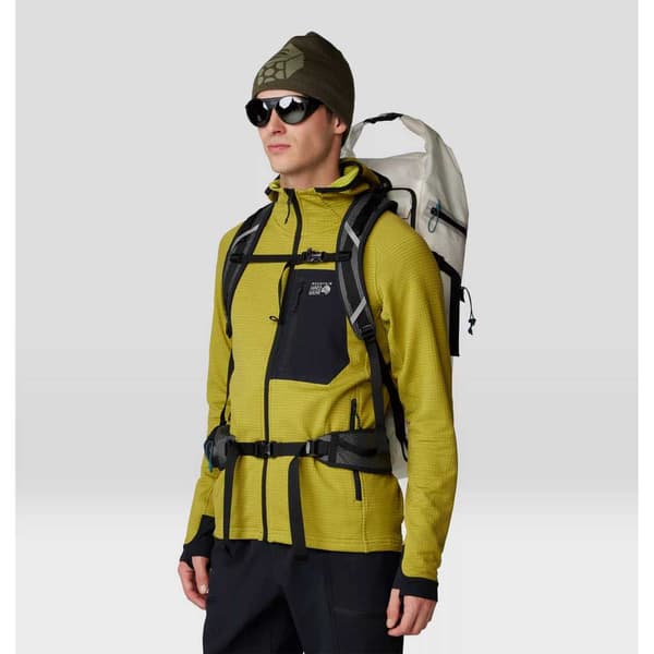 Mountain Hardwear Polartec® Power Grid™ Sweatshirt Med Dragkedja Gul M Man