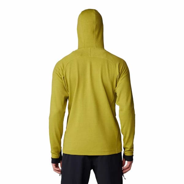 Mountain Hardwear Polartec® Power Grid™ Sweatshirt Med Dragkedja Gul M Man