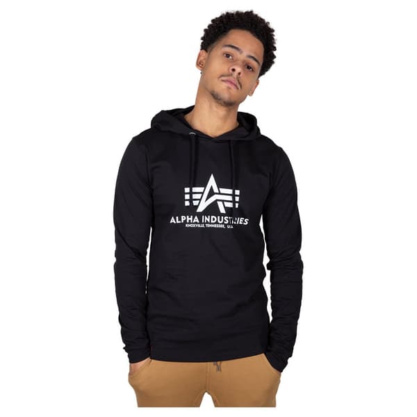 Alpha Industries Basic Huvtröja Svart XL Man