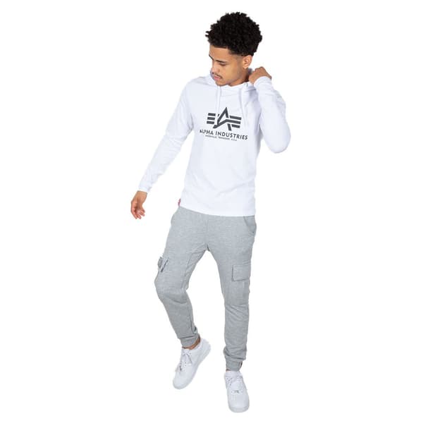 Alpha Industries Basic Huvtröja Vit 2XL Man