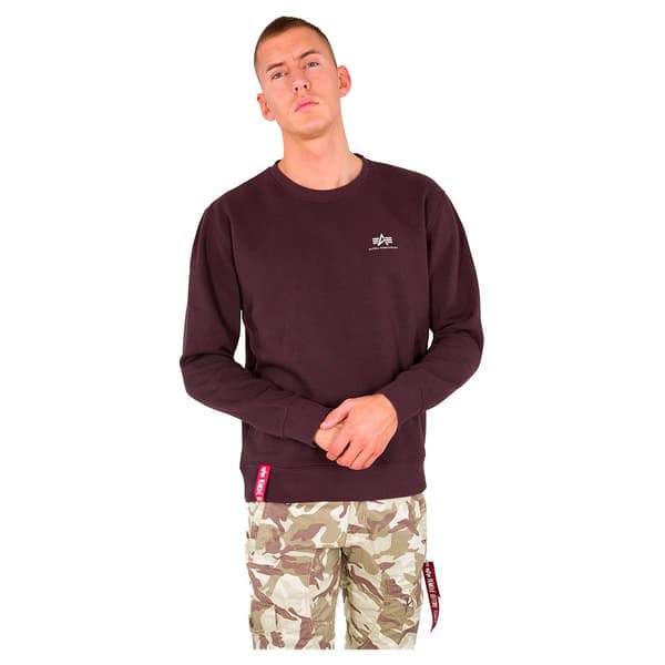 Alpha Industries Basic Small Logo Tröja Svart L Man