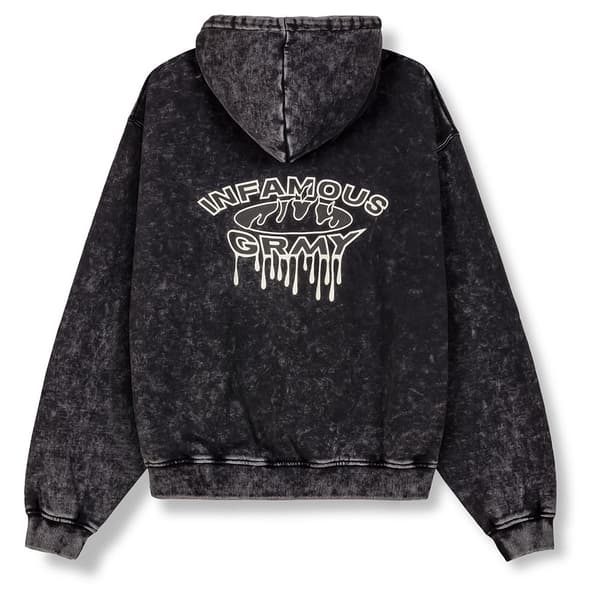 Grimey Follow The Dollar Washed Vintage Huvtröja Svart M Man