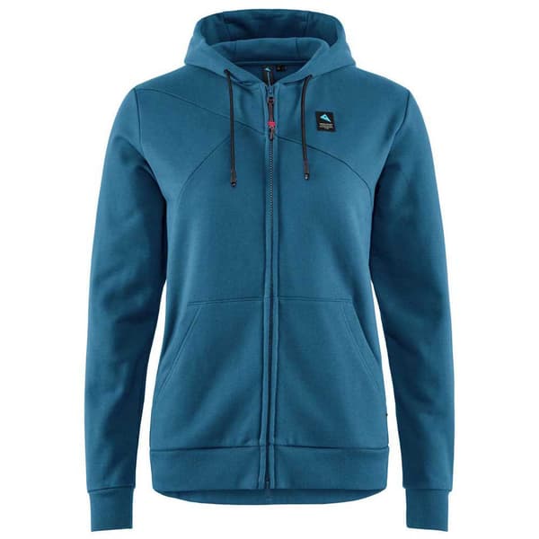 KlÄttermusen Runa Maker Sweatshirt Med Lynlås Blå XL Kvinde