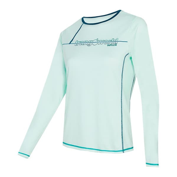 Trangoworld Finsen T-shirt Med Lång ärm Blå S Kvinna
