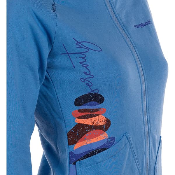 Trangoworld Serenity Sweatshirt Med Dragkedja Blå XS Kvinna