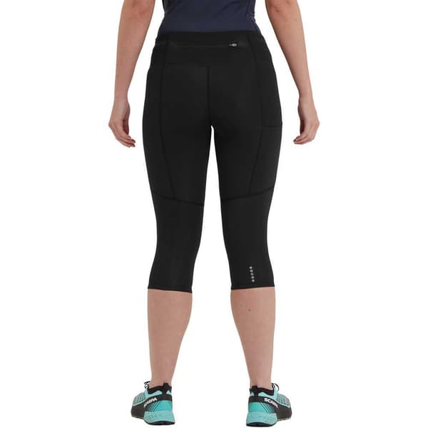 Montane Sstream 3/4 Leggings Sort XS Kvinde
