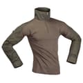 Miniatyrbillede 1 af 4: Invadergear Combat T-shirt Med Lange ærmer Brun XS Mand