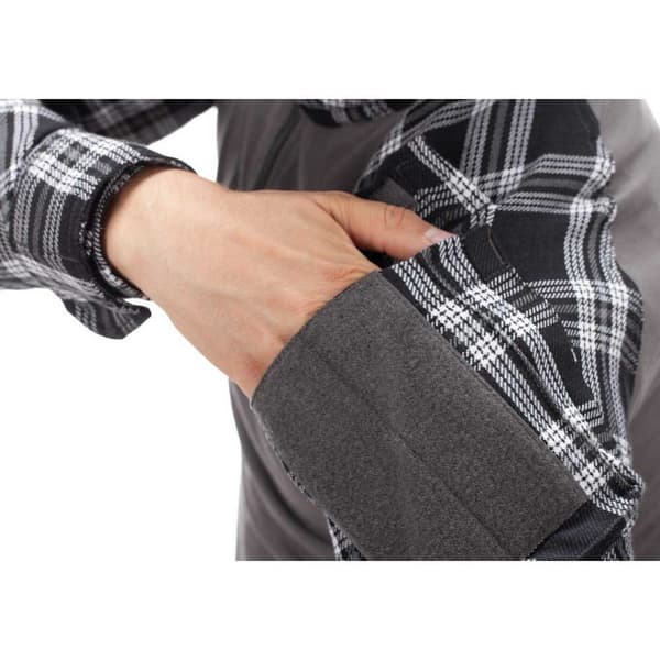 Invadergear Flannel Combat T-shirt Med Lange ærmer Grå XS Mand