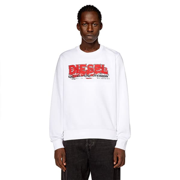 Diesel Ginn K40 Sweatshirt Hvid M Mand