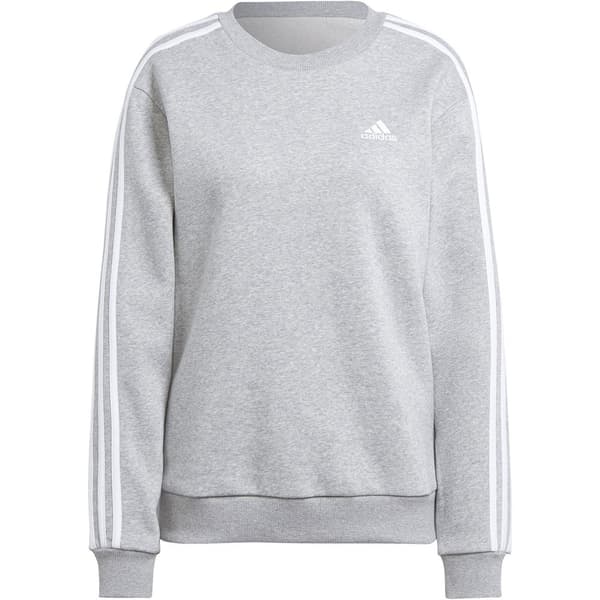 Adidas 3 Stripes Fl Huppari Harmaa L Nainen
