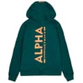 Miniatyrbild 2 av 2: Alpha Industries Back Print Tröja Med Huva Grönt 2XL Man