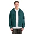 Miniatyrbild 1 av 4: Alpha Industries Back Print Sweatshirt Med Dragkedja Grönt M Man