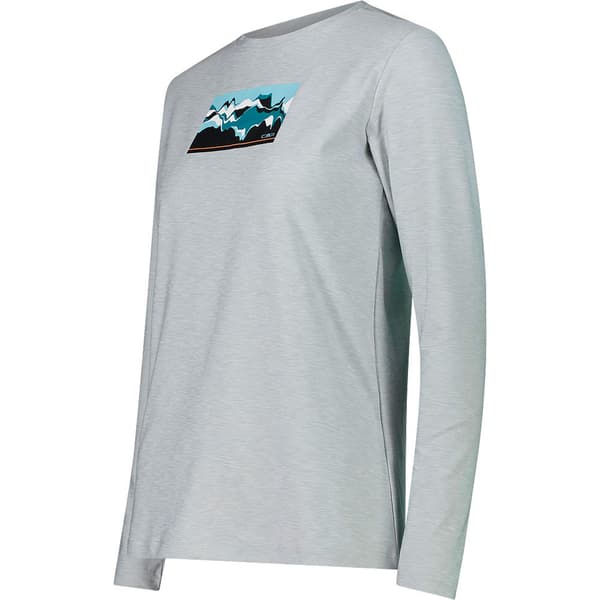 Cmp 33n2226 T-shirt Med Lång ärm Grå 42 Kvinna