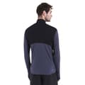Miniatyrbillede 2 af 4: Icebreaker Merino 200 Realfleece Descender Halv Lynlås Sweatshirt Sort 2XL Mand
