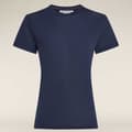 Miniatyrbild 3 av 3: Icebreaker Merino Core T-shirt Med Korta ärmar Blå L Kvinna