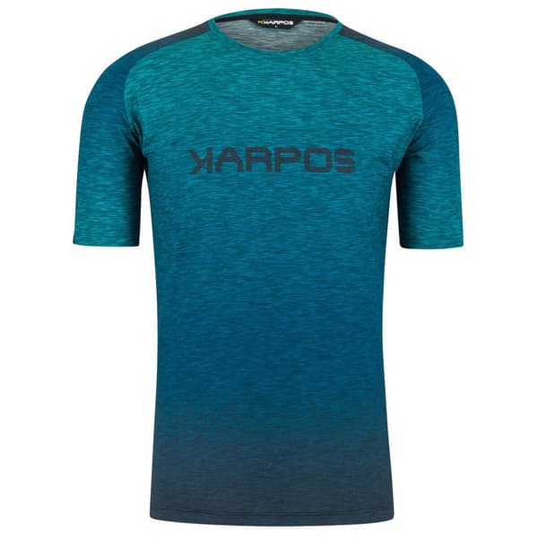 Karpos Prato Piazza T-shirt Med Korta ärmar Blå S Man