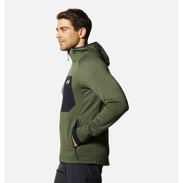 Mountain Hardwear Polartec® Power Grid™ Sweatshirt Med Dragkedja Grönt L Man
