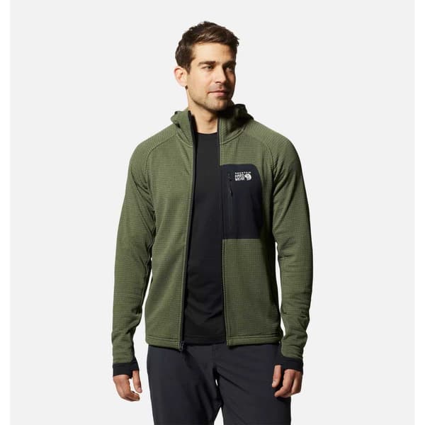 Mountain Hardwear Polartec® Power Grid™ Sweatshirt Med Dragkedja Grönt L Man
