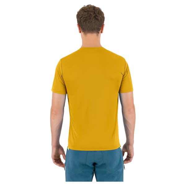Karpos Loma Evo Print T-shirt Med Korta ärmar Gul S Man