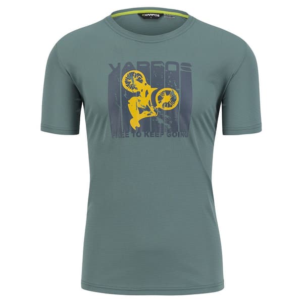 Karpos Val Federia T-shirt Med Korte ærmer Grøn 3XL Mand
