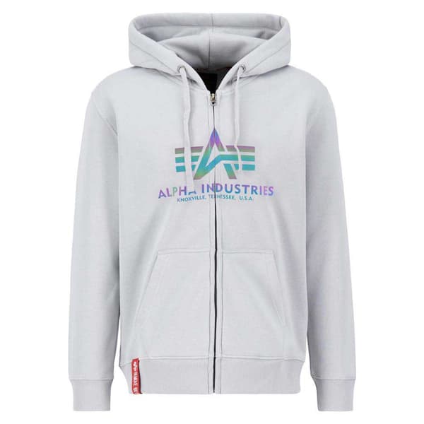 Alpha Industries Basic Sweatshirt Med Dragkedja Vit 2XL Man
